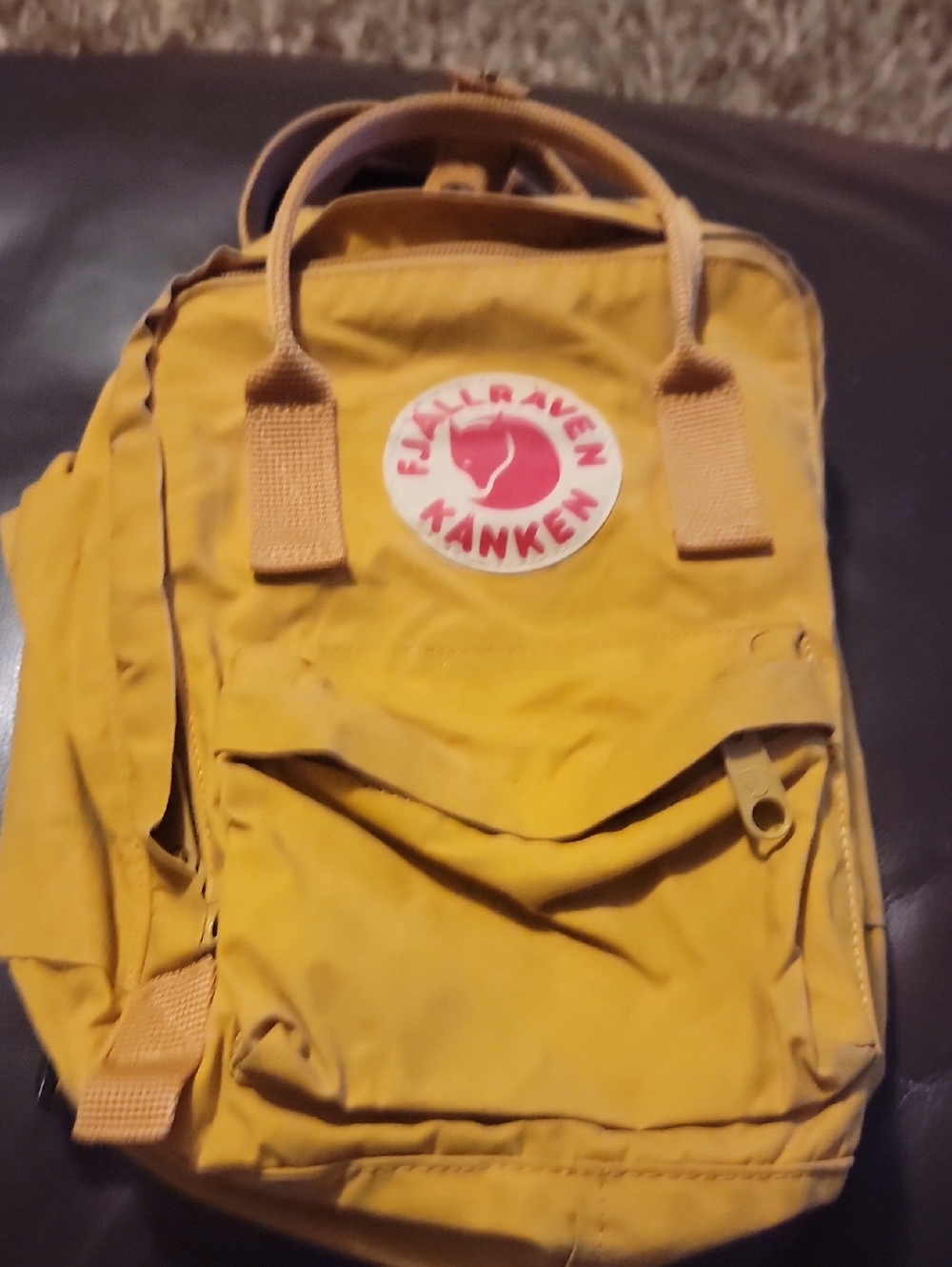 Fjallraven Kånken Backpack in Mustard Yellow